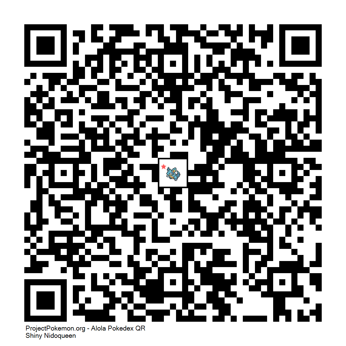 Cdigo QR de Nidoqueen variocolor